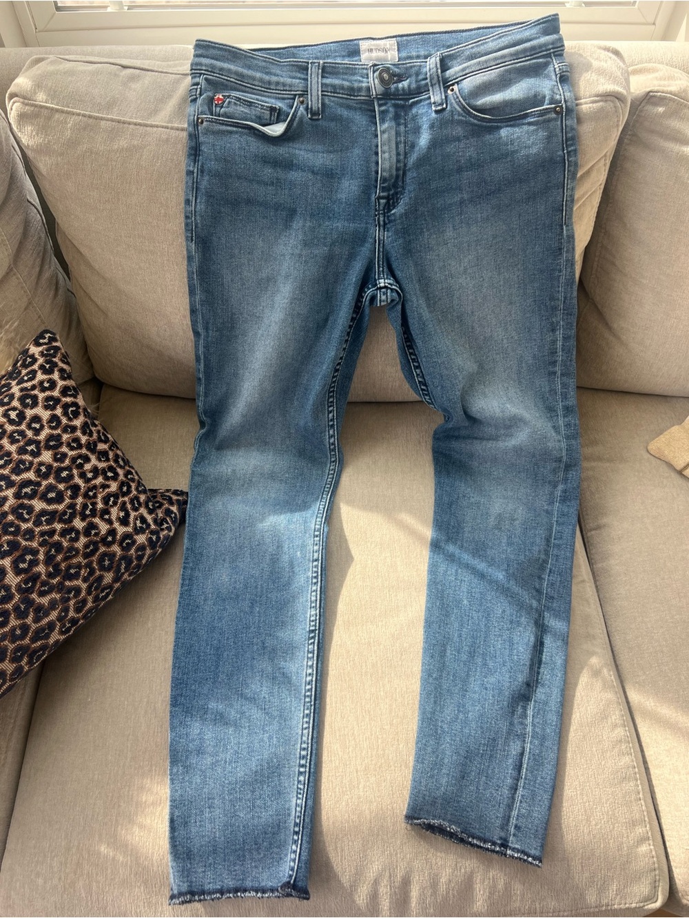 Hudson Jeans Skinny Women’s Jeans in Light-Medium Blue Wash